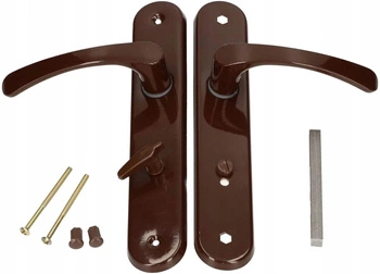 Klika dveří biscuit 72 hnědá wc