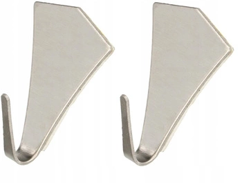 Ocelový samolepicí háček - 2 ks.