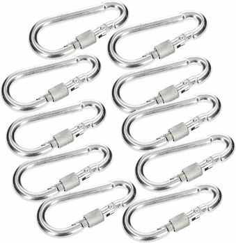 Karabina otočná 100 háček na lano - 10 ks.