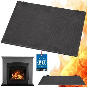 Deska krbová zadní litinová stěna do krbových vložek pruhy