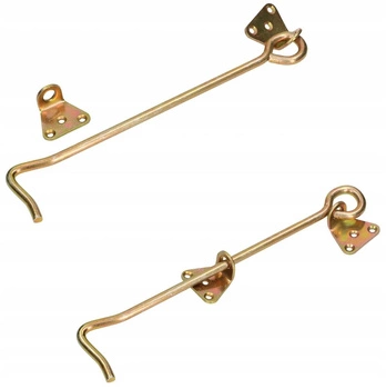 Šroubovací hákový uzávěr dveří 250 mm - 2 ks.