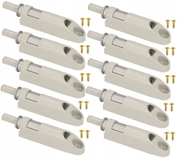 Tlumič nárazů s adaptérem pro tiché zavírání skříní - 10 kusů.