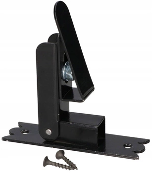 Černé uzamykací zařízení zámku okenice