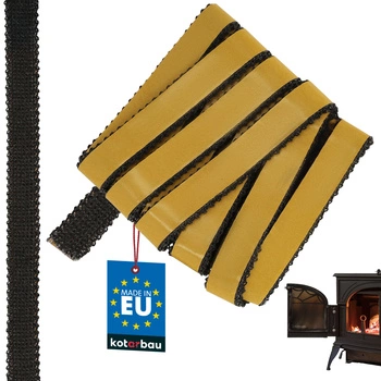 Samolepicí páska na těsnění krbu a kamen 20x3,5 mm 2,5 m