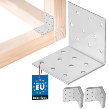 Pozinkovaný tesařský úhelník 60×60×60 mm sada 25 ks.