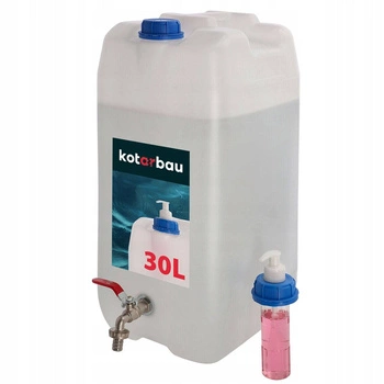 Kanystr s kohoutkem a dávkovačem 30l