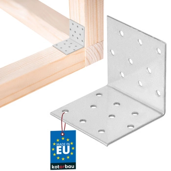 Pozinkovaný tesařský úhelník 60×60×60 mm