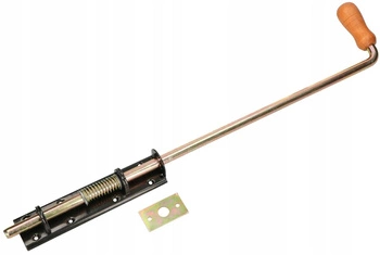 Závěr pružinový garážový zámek 550 vrata dveře - Barva černá