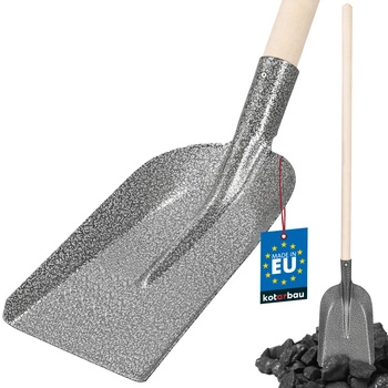 Lopata rýč na uhlí lopata na písek úzká kotarbau stříbro