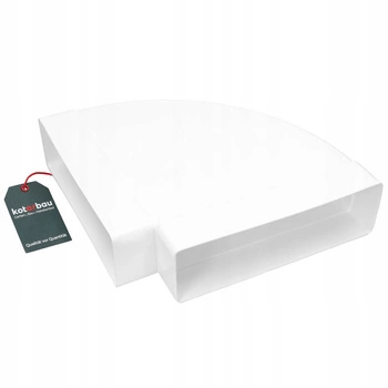 Koleno ventilačního potrubí horizontální 204x60