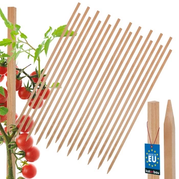 Dřevěné kůly na rajčata zeleninu zahradní podpěry 80 cm sada 20 ks.