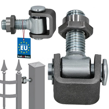 Nastavitelný navařovací závěs m12 s objímkou branky