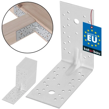 Úhelník s prolisem 150x150x80 - 12 ks.