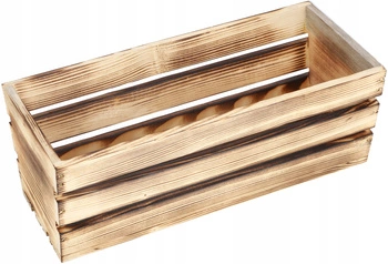 Dřevěný balkónový truhlík na květiny a bylinky 40 cm kotarbau