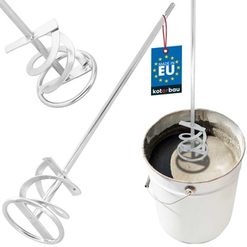 Míchadlo sds+ spirálové šnekové na malty barvy lepidla ocelové 100 mm