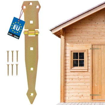 Altánový pant na dveře okenice 250 mm - Barva zlatá