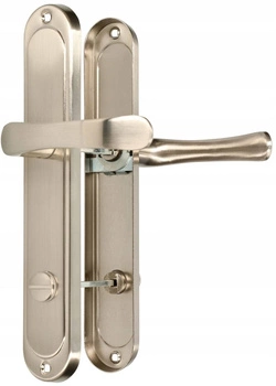 Dveřní klika 90 mm dlouhá rozeta pro dveře wc