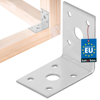 Tesařský úhelník nerezový pozinkovaný 50x50x35 mm