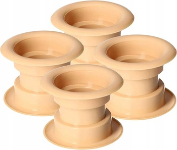 Dveřní větrací objímka - 4 ks.