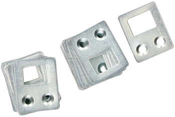 Držák na nábytek 25x20 držák na nábytek - 50 ks. stříbro kotarbau