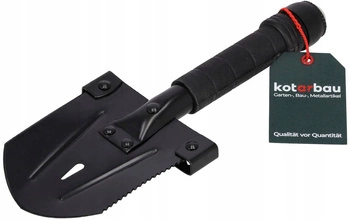 Vojenská lopata pro přežití malá lopata 29 cm kotarbau černá
