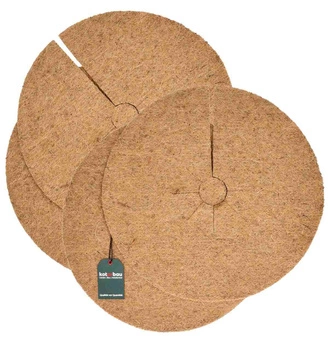 Kotouč fi45 kokosové vlákno pro květináč na plevel - 4 ks. hnědá kotarbau