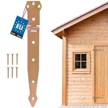 Altánový pant na dveře okenice 300 mm - Barva zlatá