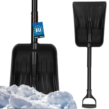 Skládací lopata auto hrabla na sníh click černá