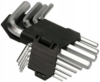 Imbusové klíče krátké šroubováky 1,5-10 cr.v - 9 ks.