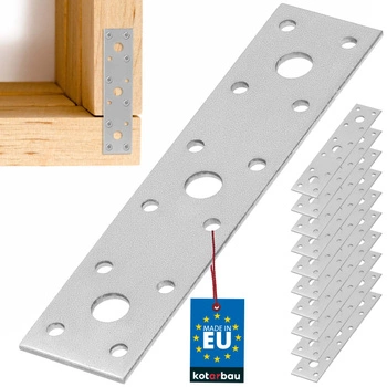 Pozinkovaná perforovaná vložka 150x35 mm sada 10 ks.