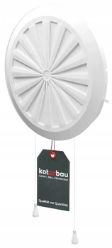 Větrací mřížka s nastavitelnou žaluzií 90-160 mm