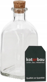 Džbán skleněná láhev koření zátka olivový olej ocet 150 ml kotarbau