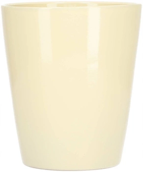 Keramický květináč krémový 12 cm
