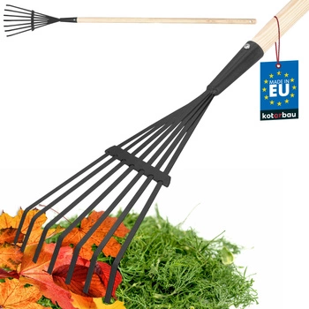 Vějířové hrábě s kovovou lištou 14 cm kotarbau