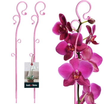 Plastová podpora rostlin růžová 39 cm sada 2 ks.
