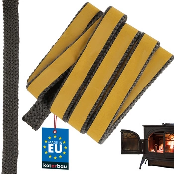 Samolepicí páska na těsnění krbu a kamen 20x4 mm 2,5 m