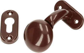 Držák klíče na kliku dveří bronzový