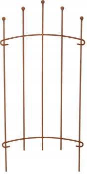 Plot palisádový zahradní plot poháněný rzí 48 cm