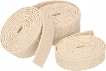 Sada knotů pro olejové lampy 3ks různých velikostí