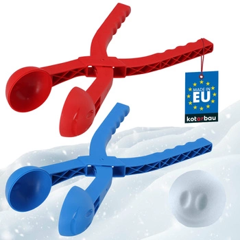 Automat na sněhové koule, sněžkomat - 2 ks - Barva červená