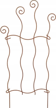 Plot palisádový zahradní plot poháněný rzí 48 cm