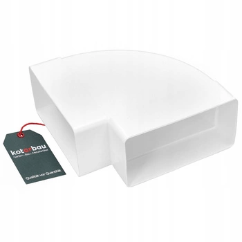 Koleno ventilačního potrubí horizontální 110x55