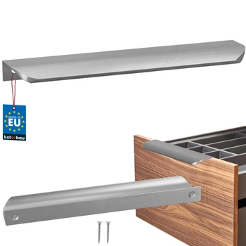 Uchyt nábytkový hliníkový stříbrný 192/212 mm