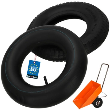 Pneumatika s vnitřní duší pro trakaře vozíky kostka se 6 plášti 40 cm