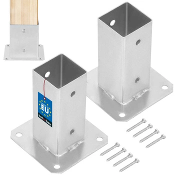 Šroubovaný podstavec pro tyč 60x60 mm sada 2 ks.