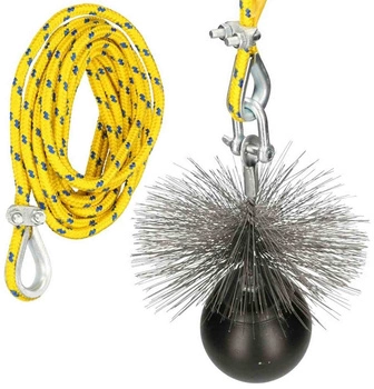 Sada na čištění komínů 120 mm 30 m kotarbau