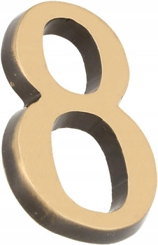 Číslo domu "8" číslo dveří 3d 5cm patina
