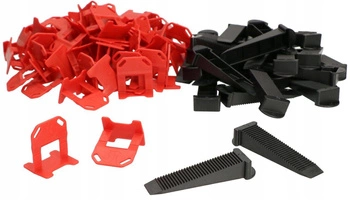 Nivelační systém 50 klipů 50 klínů sada 1 ks.