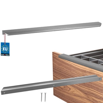 Uchyt nábytkový hliníkový stříbrný 416/436 mm