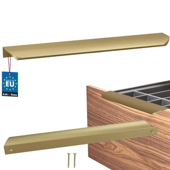 Uchyt nábytkový hliníkový zlatý mat 256/276 mm